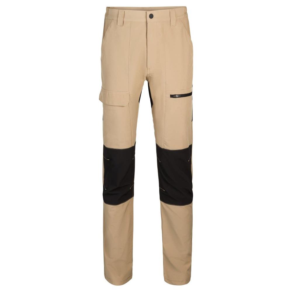 pantaloni velilla trekking elasticizzati solid m cod 103022s beige sabbia/nero s