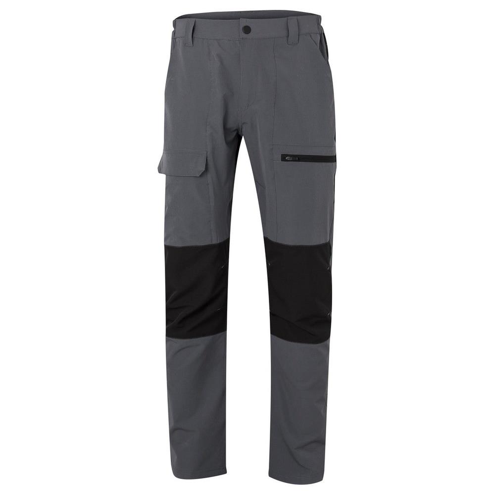 pantaloni velilla trekking elasticizzati solid m cod 103022s grigio/nero s
