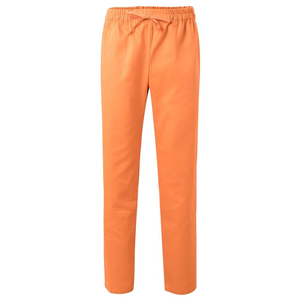 pantaloni velilla unisex con lacci cod 533001 arancione chiaro xs