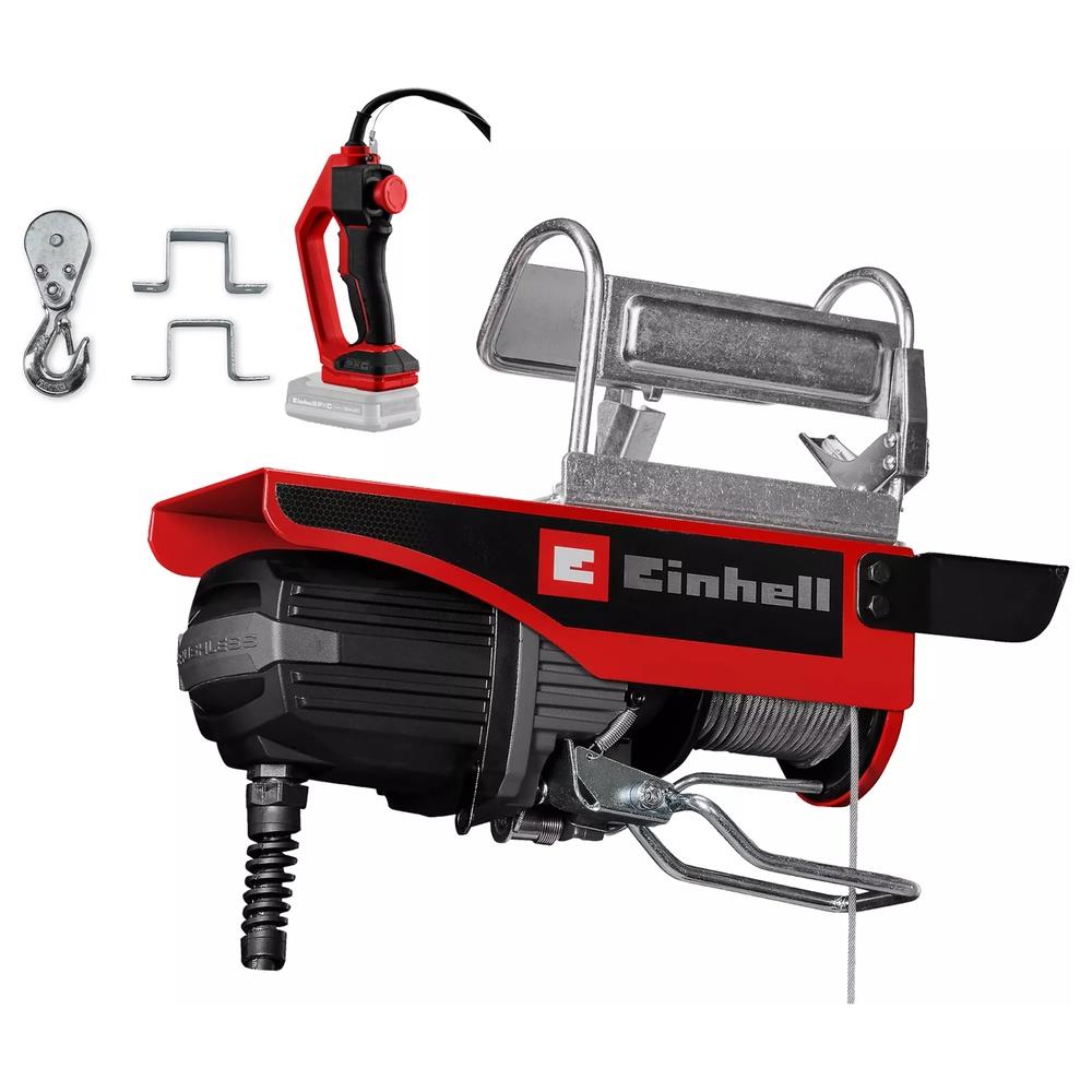 paranco einhell a batteria te-eh 18/250 li bl-solo