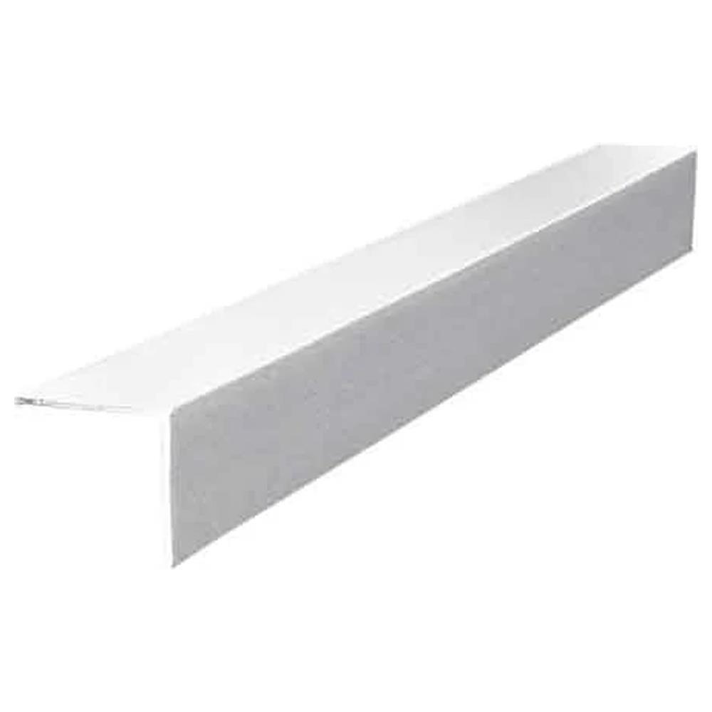 paraspigolo liscio bianco 22x22 mm - barra 2,60 mt