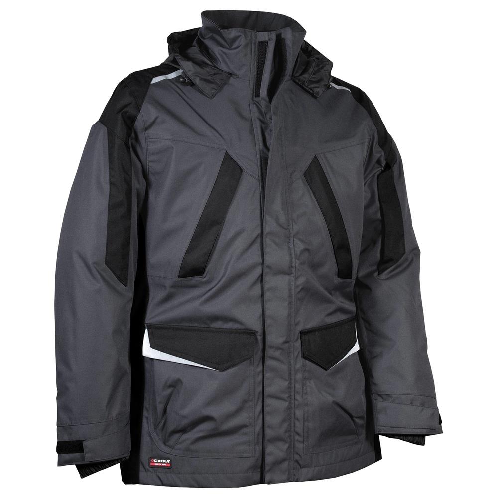parka cofra daneborg v575 antracite/nero l