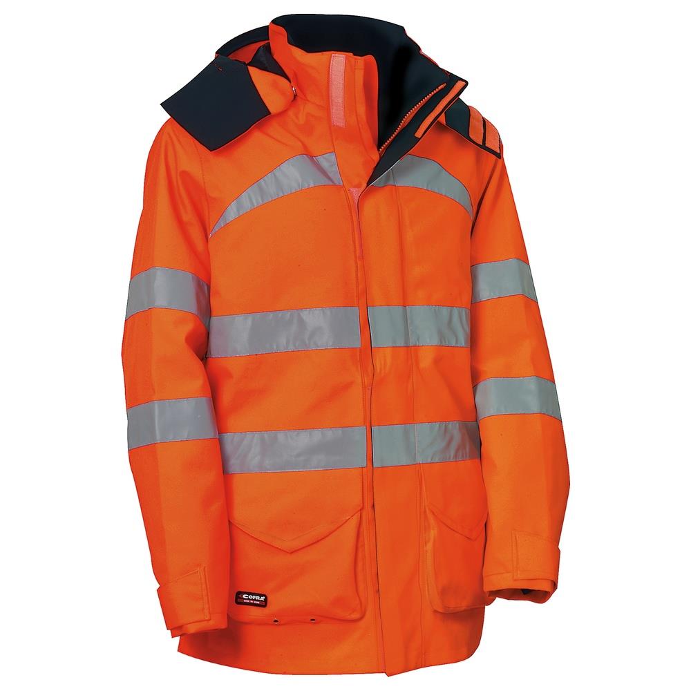 parka cofra devon v037 arancio fluo 44