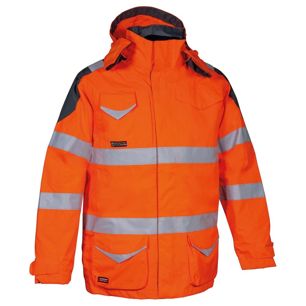 parka cofra protection v024 arancfluo/antra 42