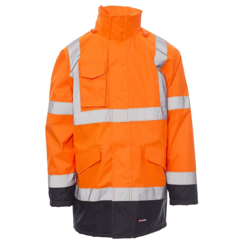 parka payper yard arancione fluo/navy s