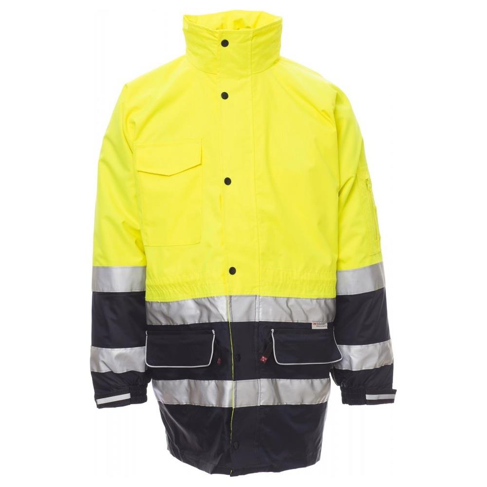parka triplo uso payper security giallo fluo/navy s