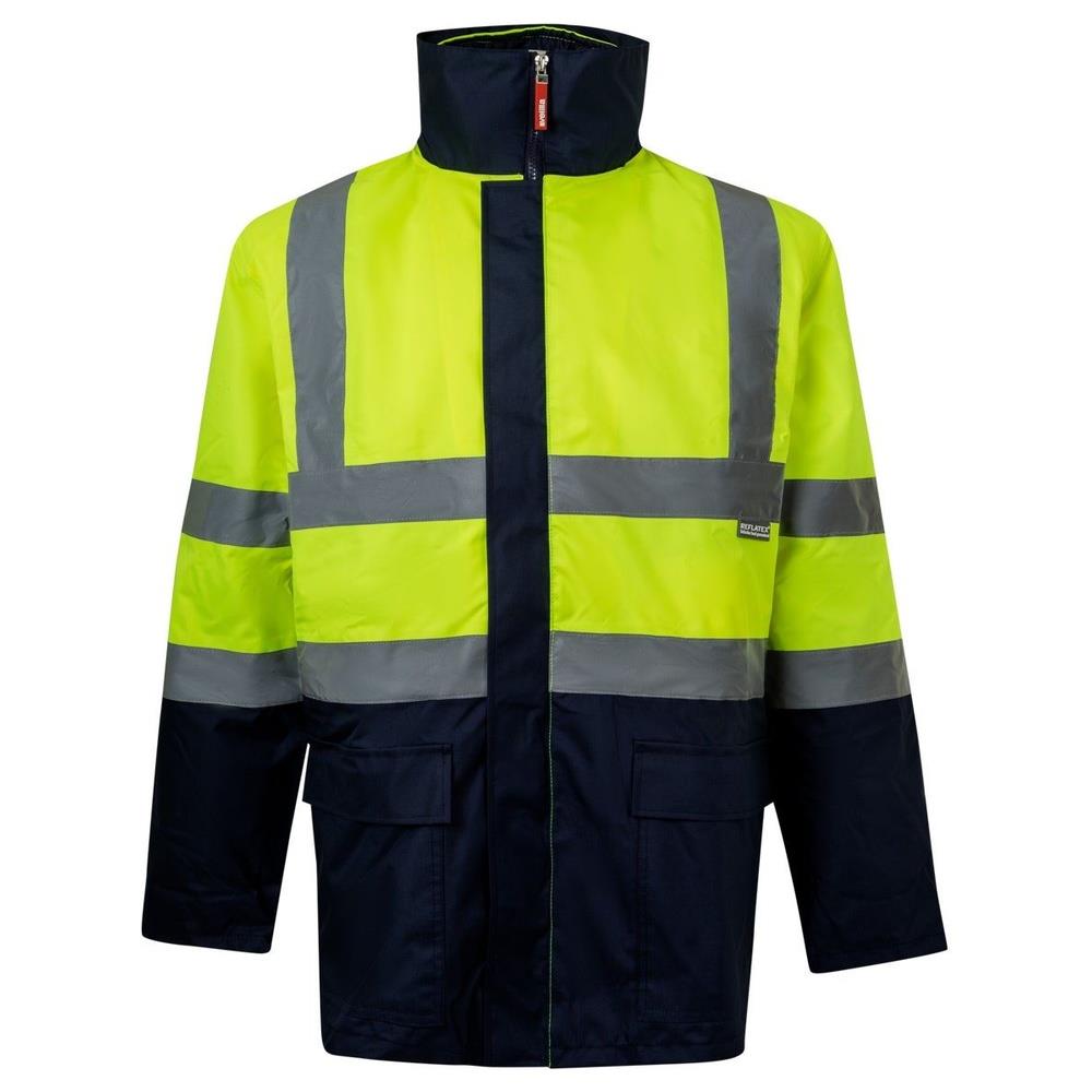 parka velilla 4 in 1 bicolor cod 306003 azul marino/giallo fluo s