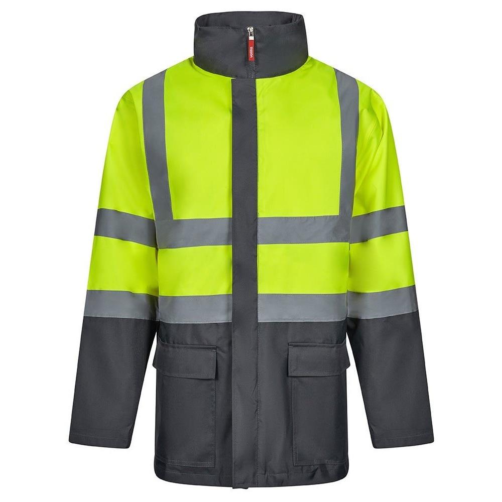 parka velilla 4 in 1 bicolor cod 306003 grigio/giallo fluo s