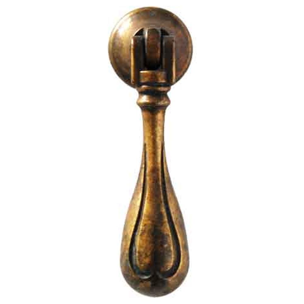 pendente per mobili '5060' 20x67 mm - patinato antico