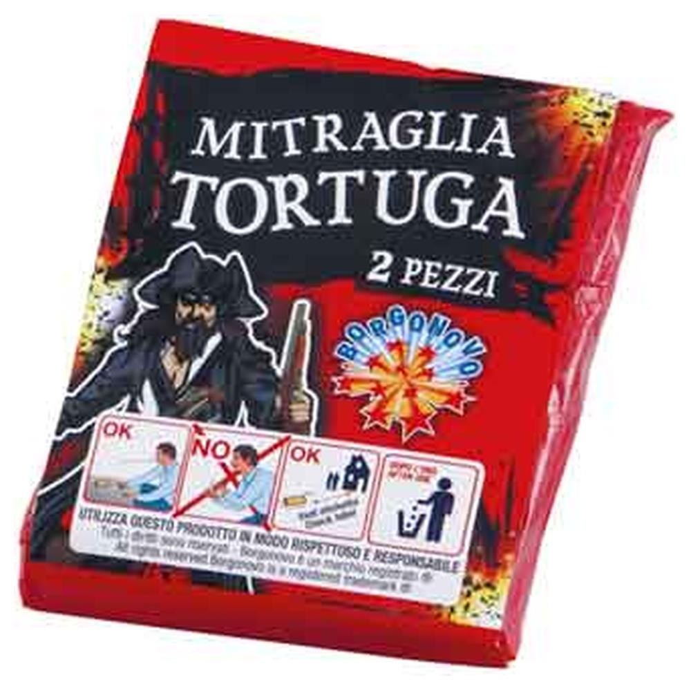 petardo mitraglia tortuga 80 mm - confezione 2 pezzi