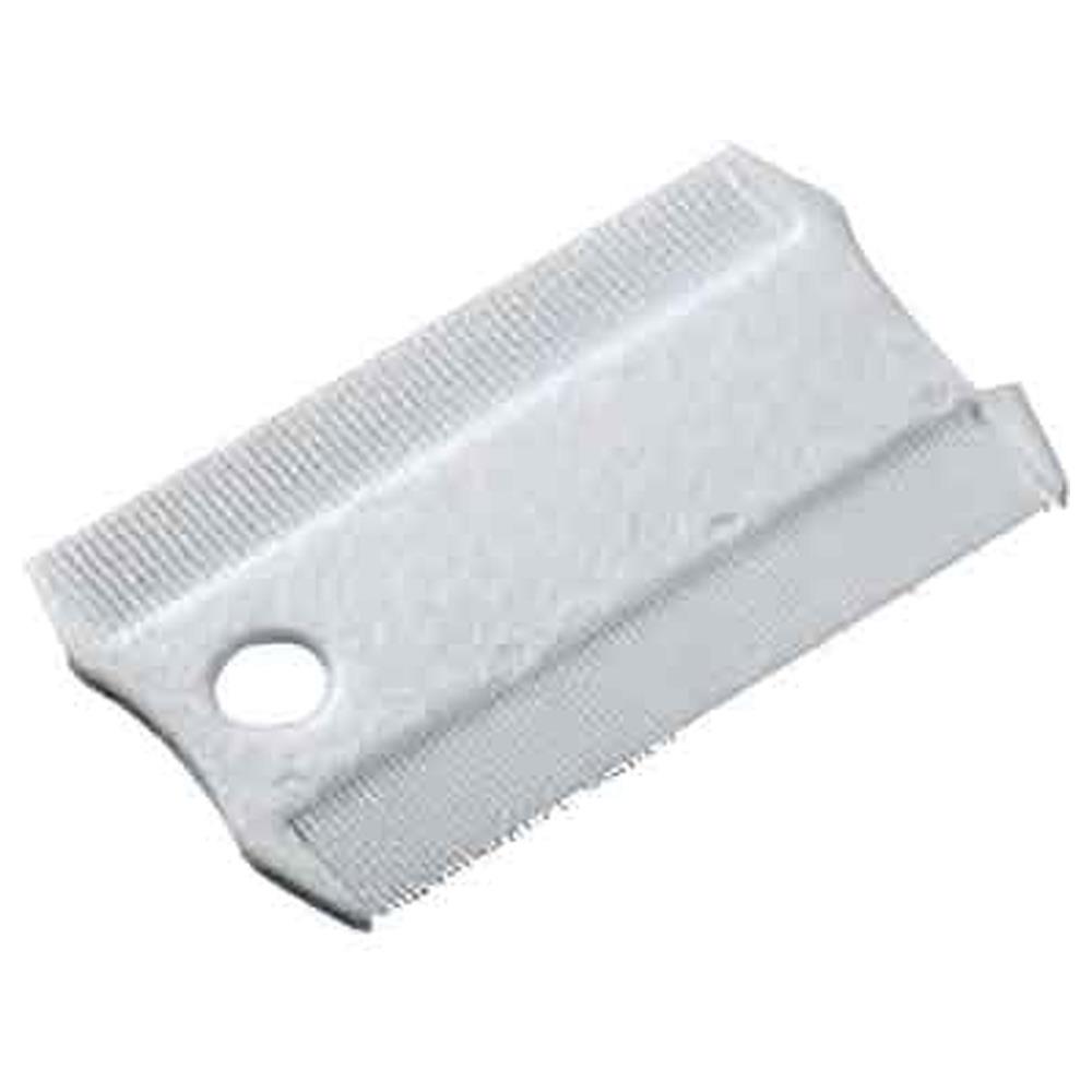 pettine antipulci doppio per cani e gatti cm 8,5x5,2x0,3h