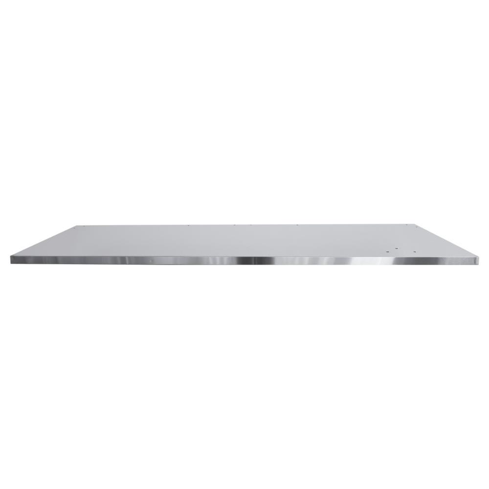 piano di lavoro mdf rivestito acciaio inox 2.100x750 mm, banchi componibili c58bc beta c58plt-x 2,1