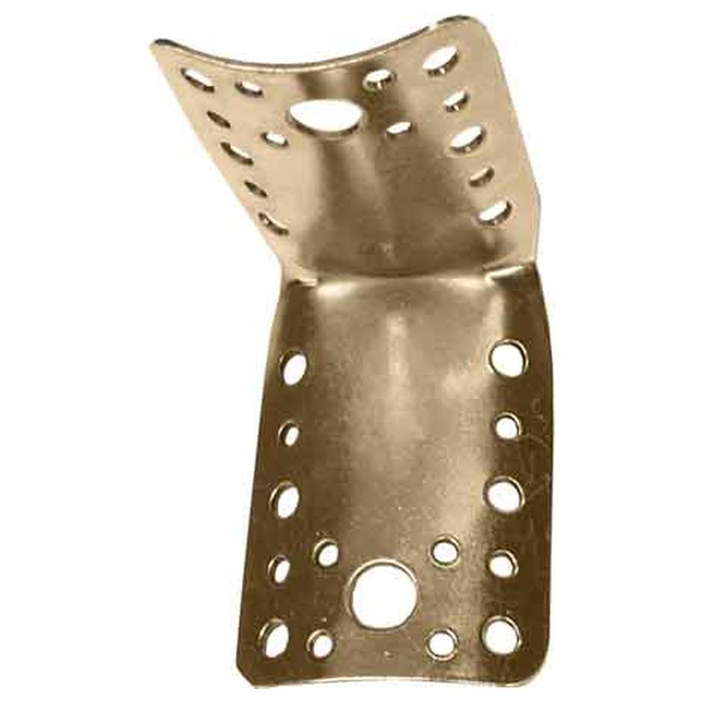 piastra ad angolo per pali ø 80/100 65x80 mm - spessore 2 mm
