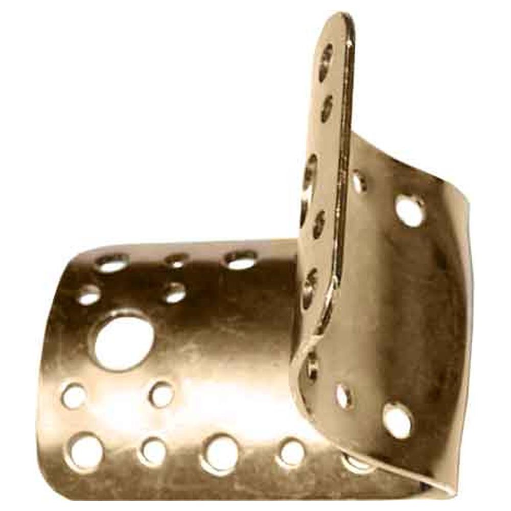 piastra di giunzione sagomata per pali ø 80/100 65x85 mm - spessore 2 mm