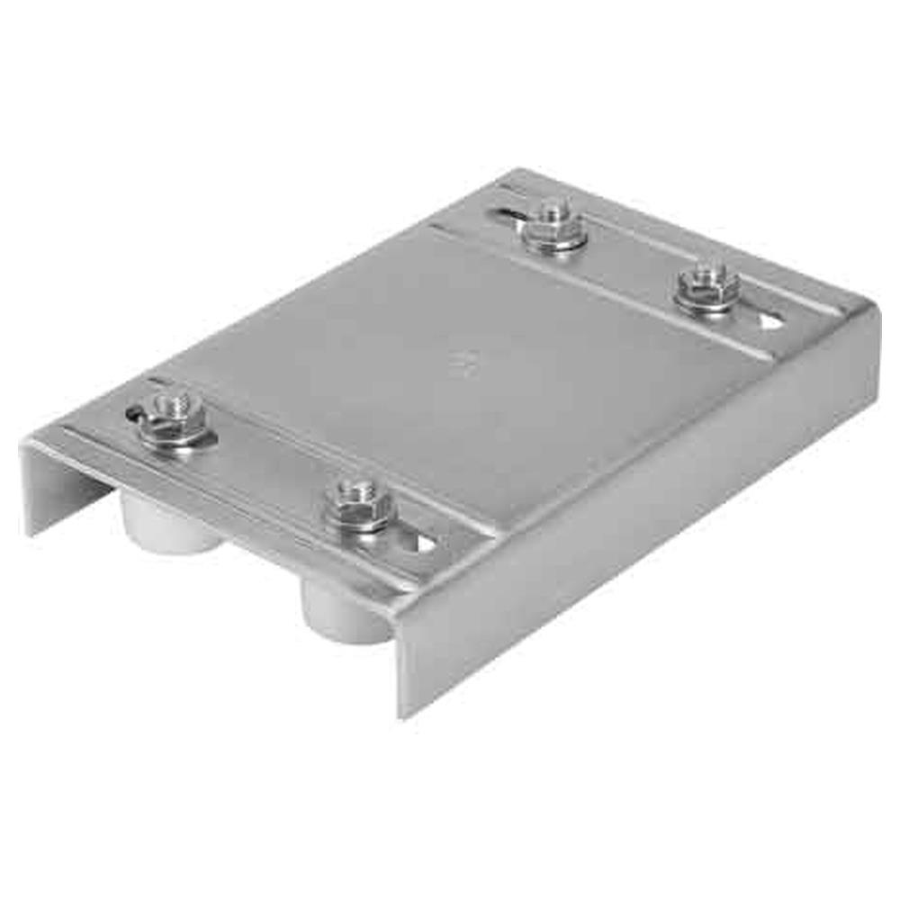 piastra di guida superiore a 4 rulli 200x145 mm