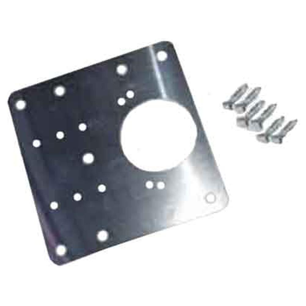 piastra di riparazione per cerniere 90x90 mm - spessore 0,65 mm
