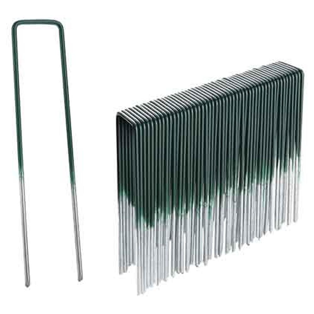 picchetti ad u per fissaggio prato 15 cm - confezione 20 pezzi