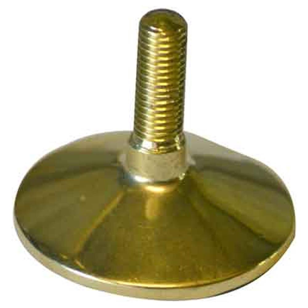 piedino regolabile in ottone