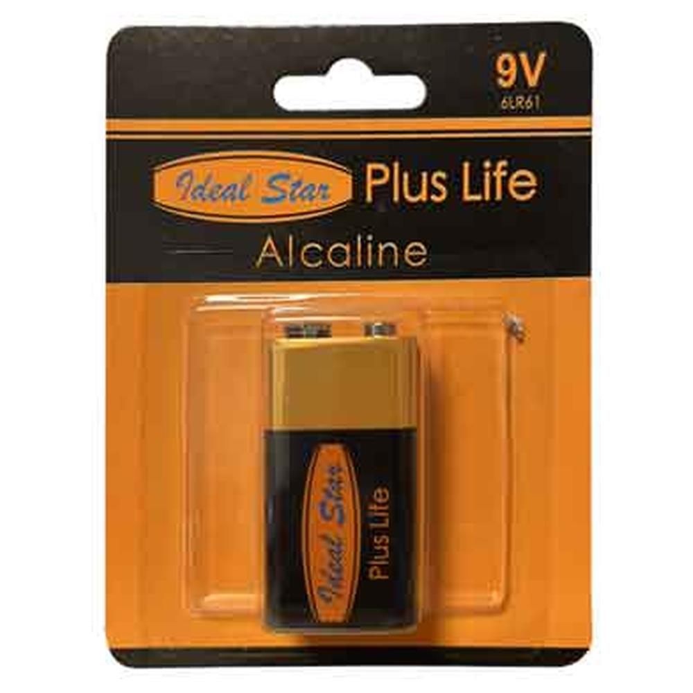 pile alcaline "plus life" transistor cardinale  blister 1 pezzo