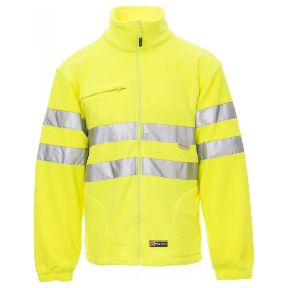 pile con zip intera payper light giallo fluo s