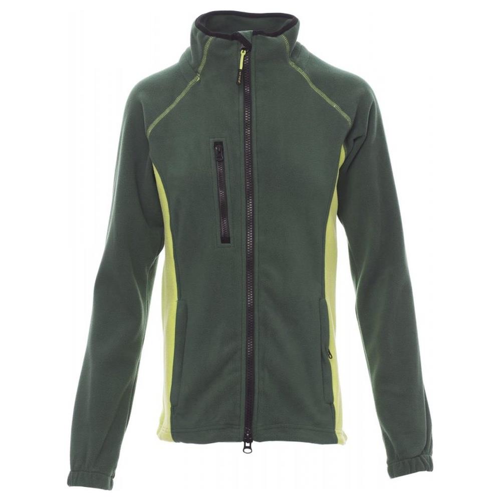 pile donna con zip intera payper aspen+lady verde/verde acido s