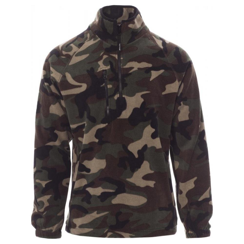 pile mezza zip payper dolomiti+ mimetico s