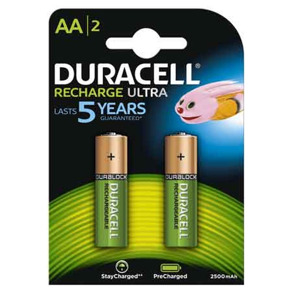 pile ricaribili 'duralock' stilo 2400 mah - blister 2 pezzi