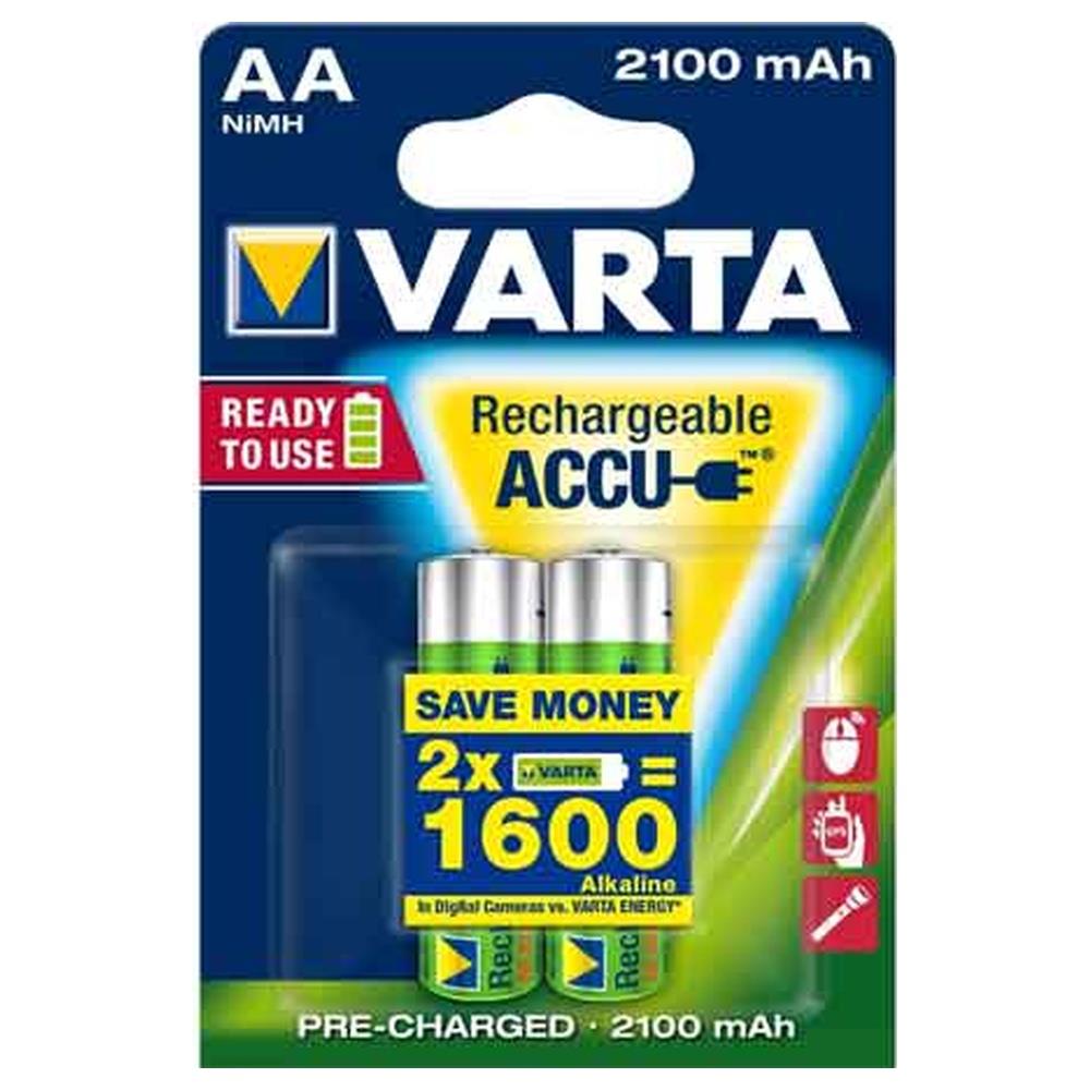 pile ricaricabili  rr accu  stilo 2100 mah - blister 2 pezzi
