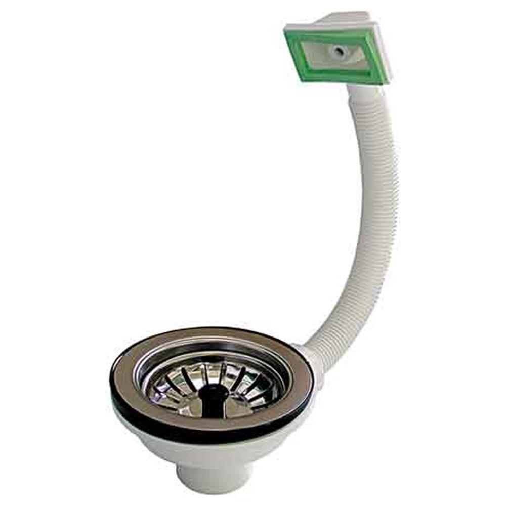 pilettone per lavello inox ctp ø 90 mm - att. 1"1/2
