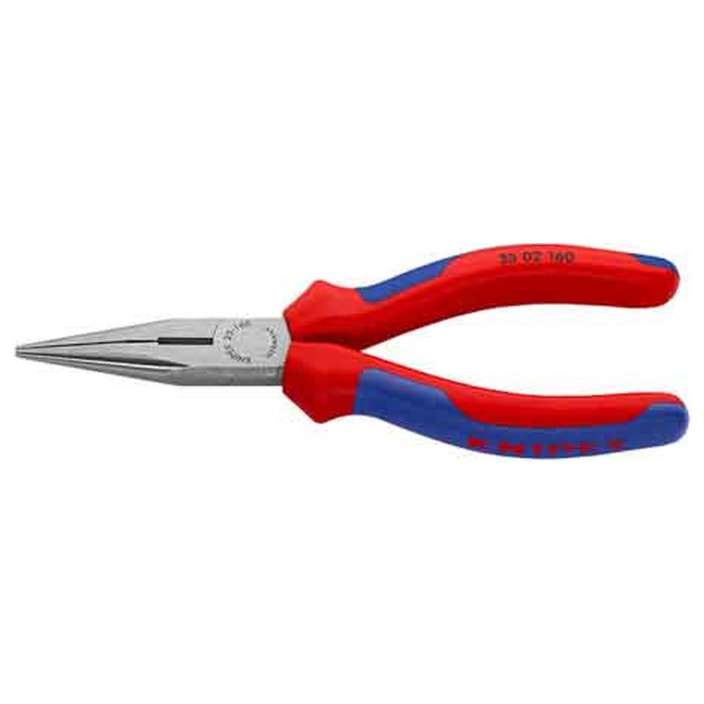 pinza a becchi mezzotondi knipex 160 mm
