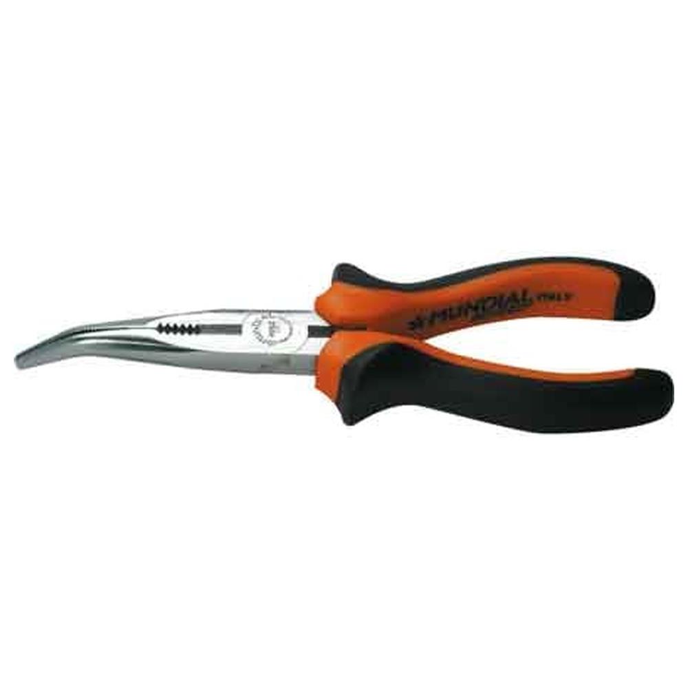 pinza a becchi mezzotondi piegati mundial 170 mm