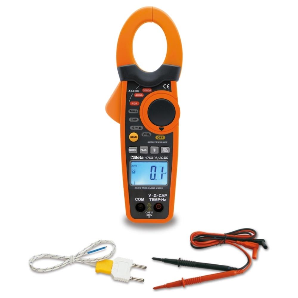 pinza amperometrica e multimetro digitale beta 1760pa/ac-dc