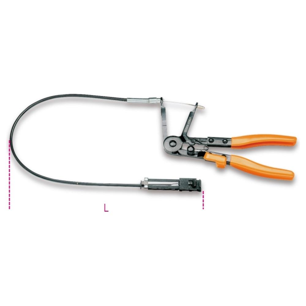 pinza automatica con prolunga per anelli stringitubo beta 1472au/p