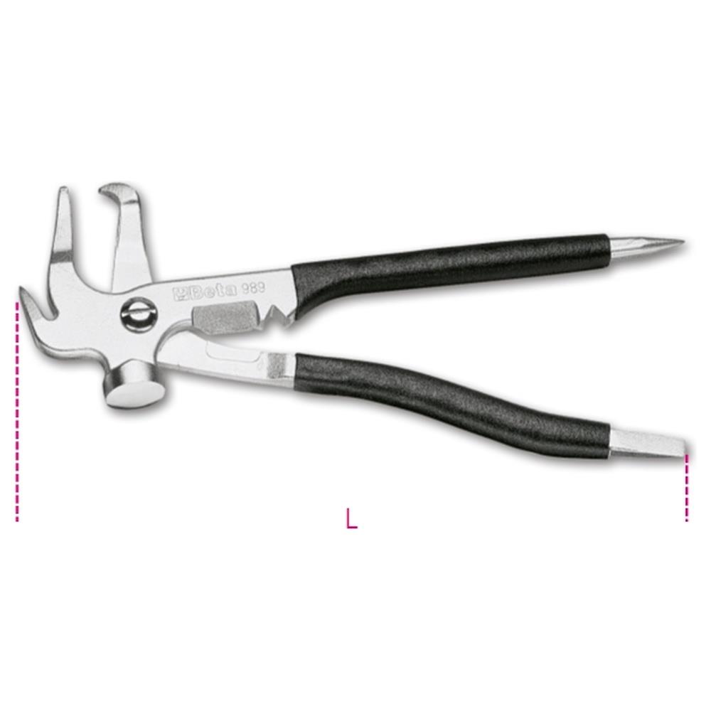 pinza combinata per equilibratura ruote beta 989
