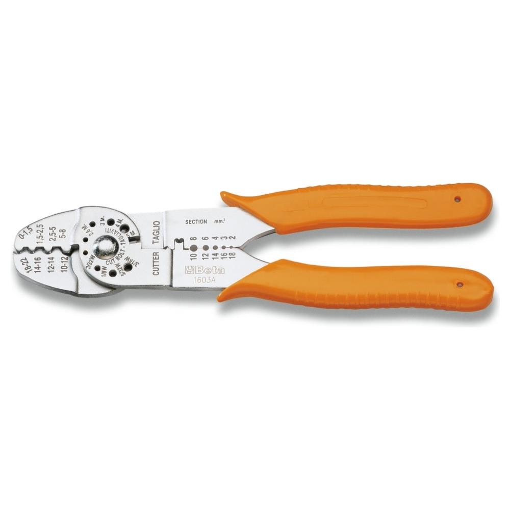 pinza per capicorda non isolati chiusi modello standard bmgroup 1603a