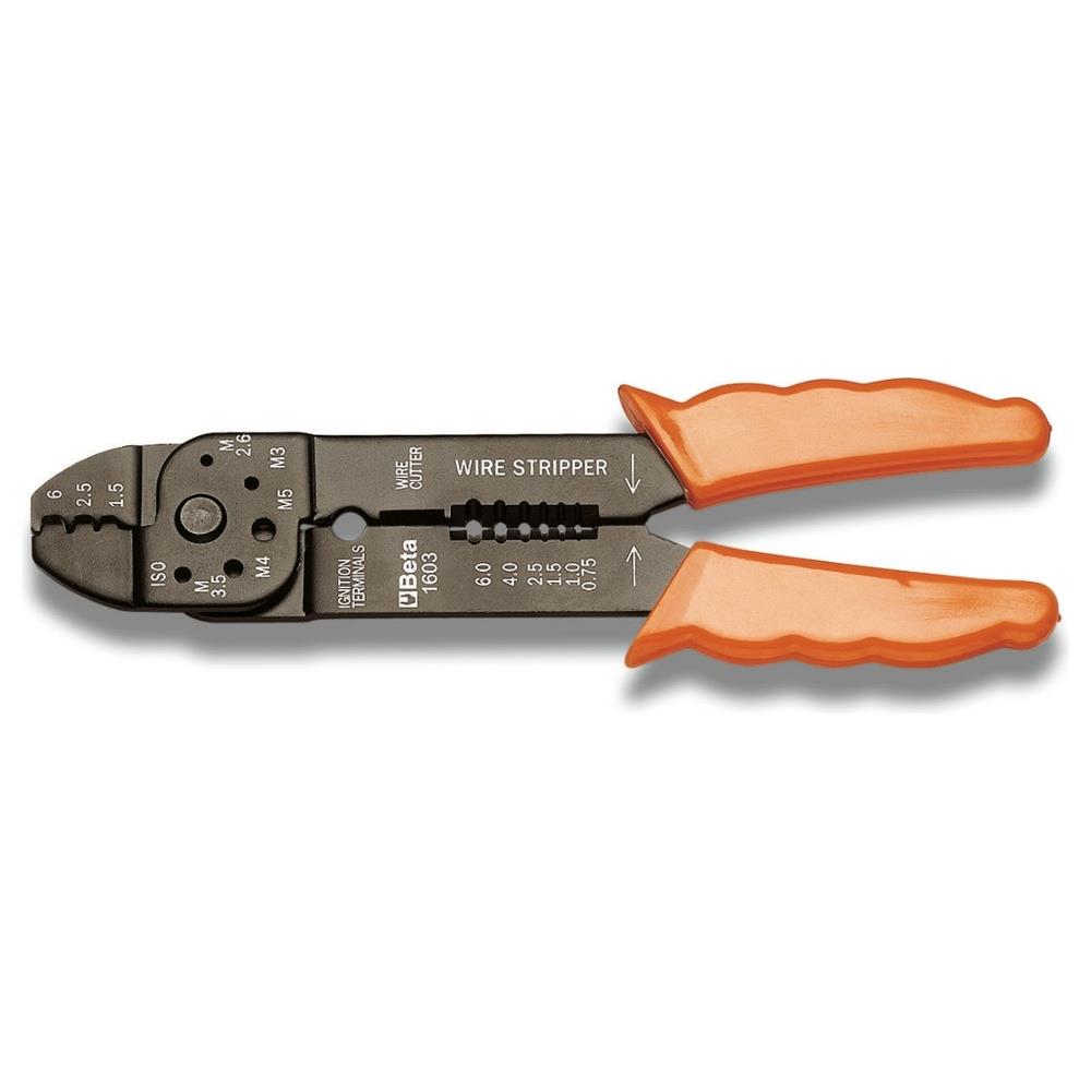 pinza per capicorda non isolati modello leggero bmgroup 1603