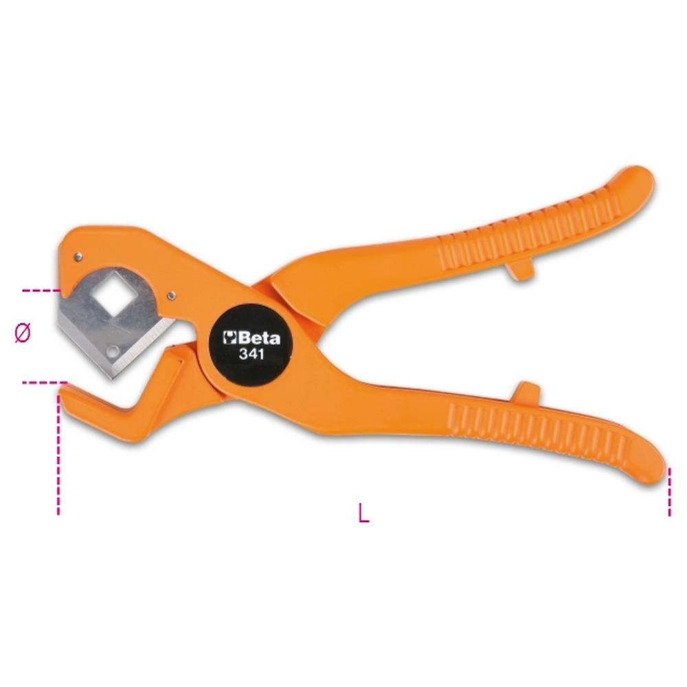 pinza tagliatubi per tubi in materiale plastico beta 341