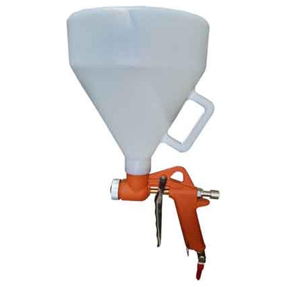 pistola a spruzzo con tramoggia in plastica 6 lt