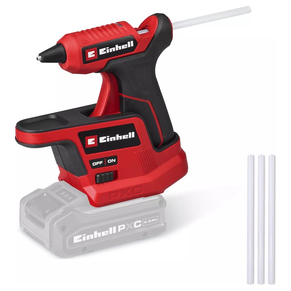 pistola einhell colla a caldo a batteria te-cg 18/7 li - solo