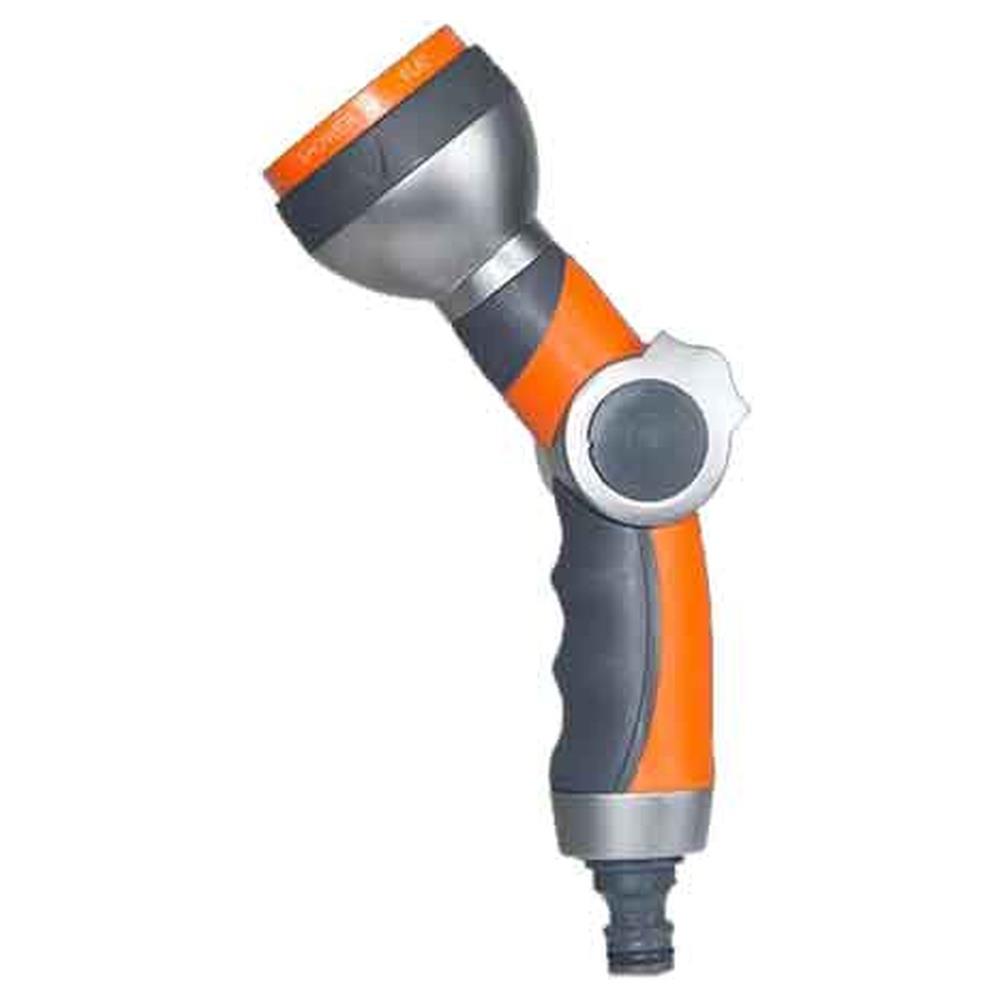 pistola per innaffiare multigetto flusso regolabile in metallo cardinale 7 getti