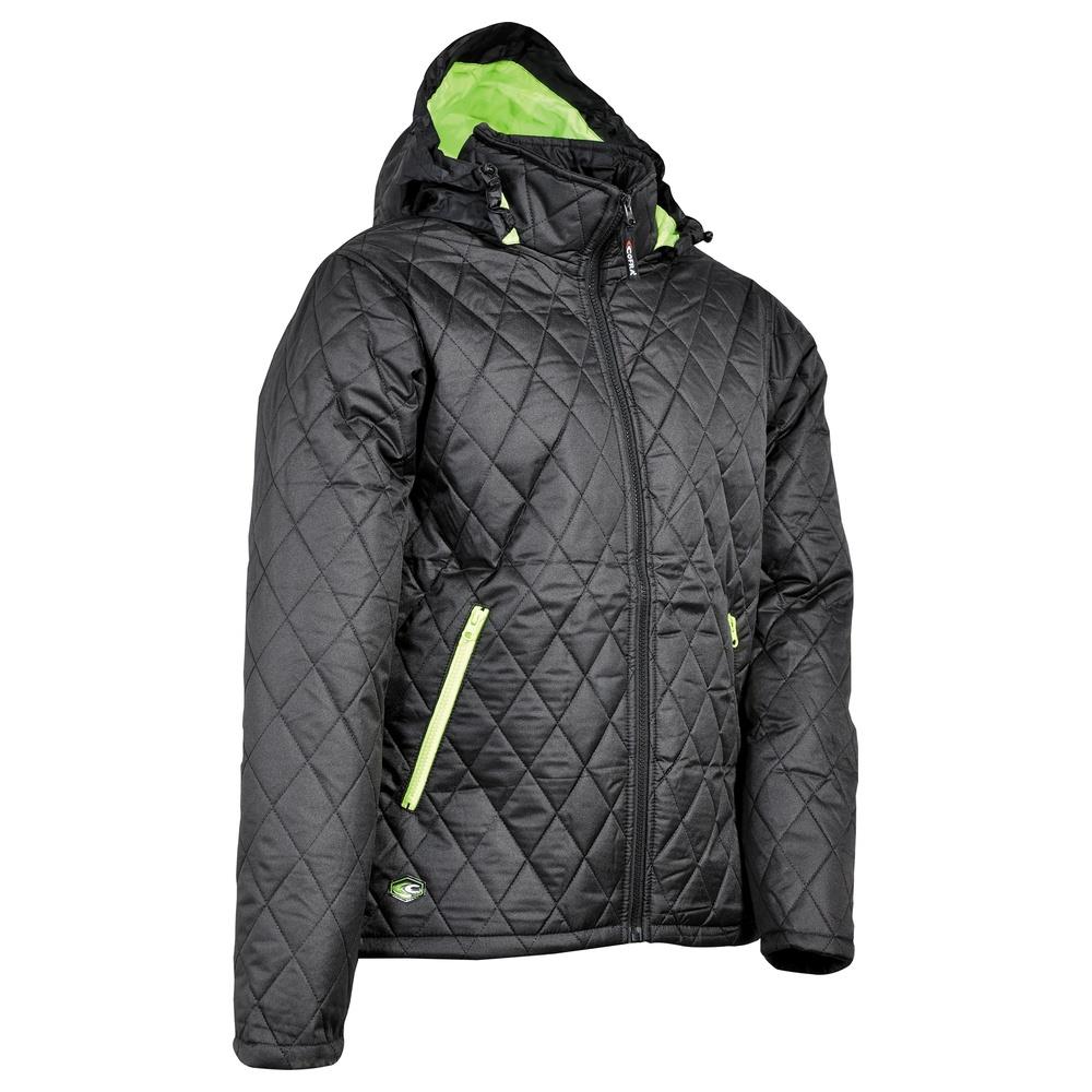 piumino cofra pashino v358 nero/lime s