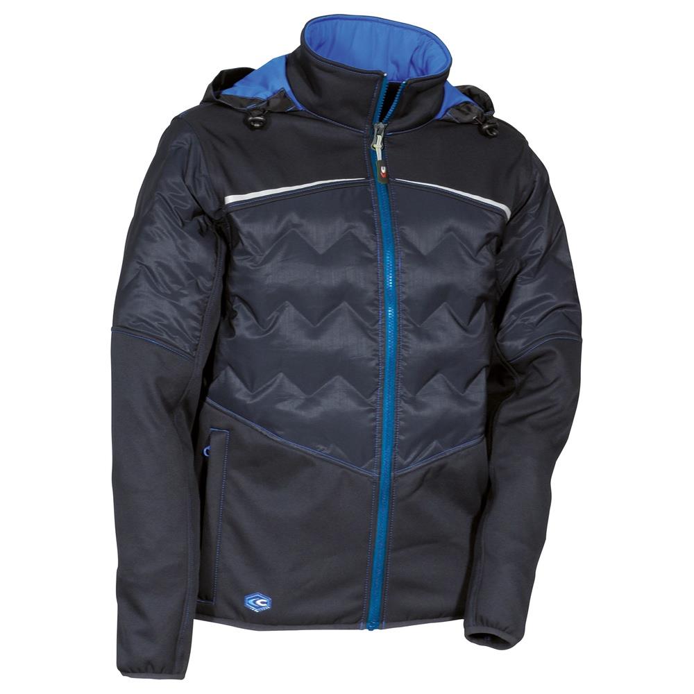 piumino cofra poligus v377 navy/royal s