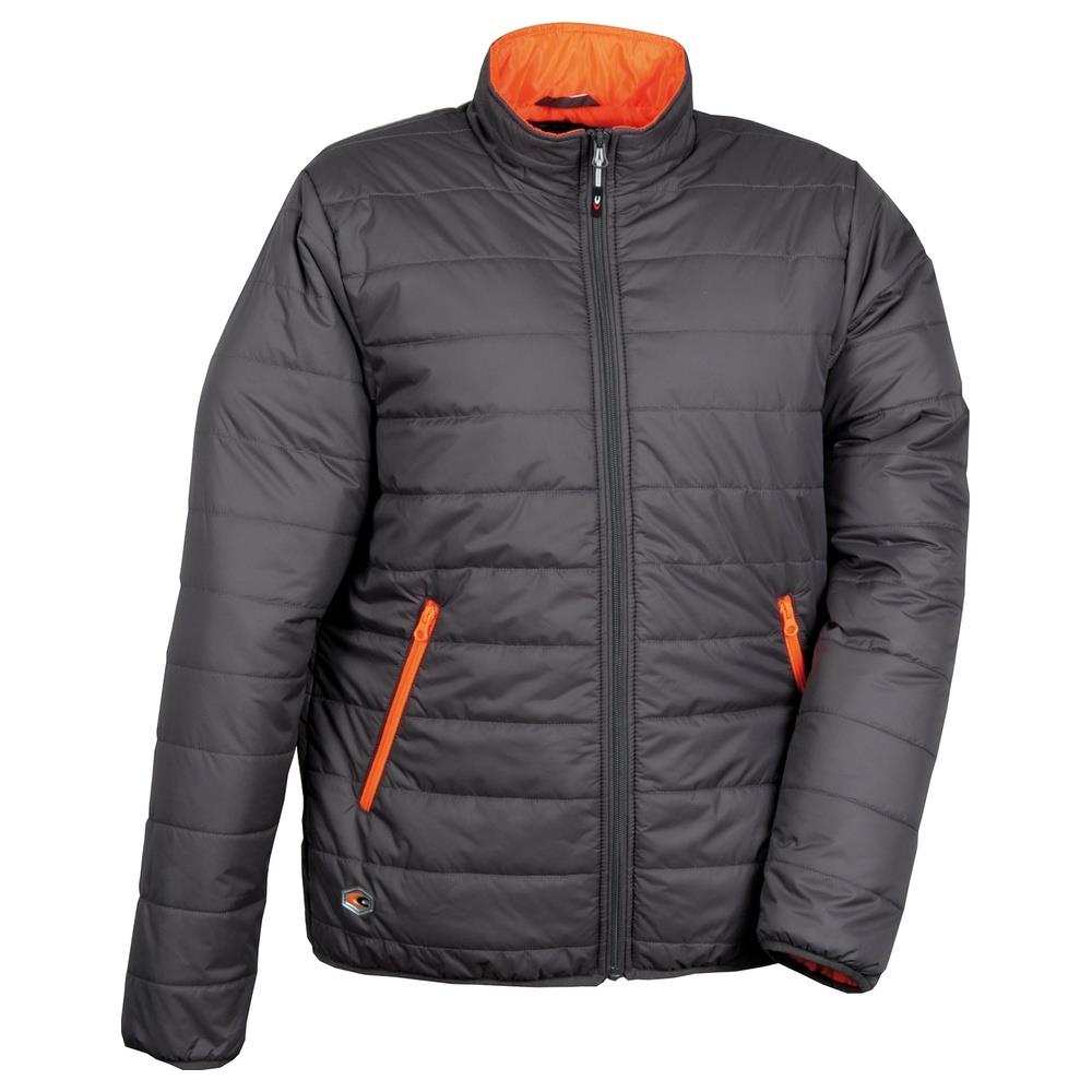 piumino cofra turin v355 antrac./arancio m