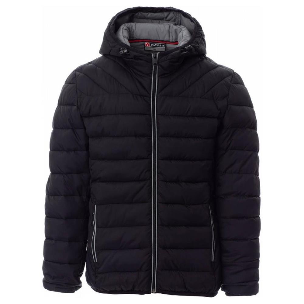 piumino con cappuccio payper freetime nero xxs