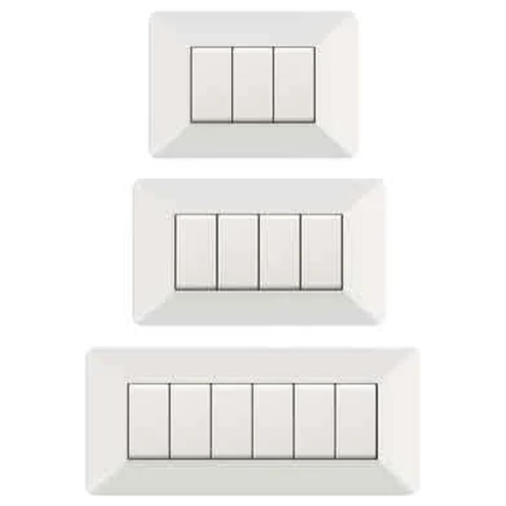 placca coprinterruttore bianca 'easy'