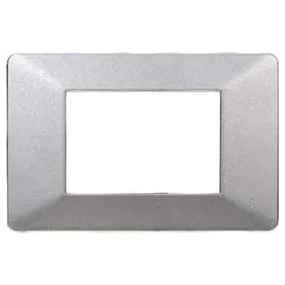 placca coprinterruttori silver 'starlight'