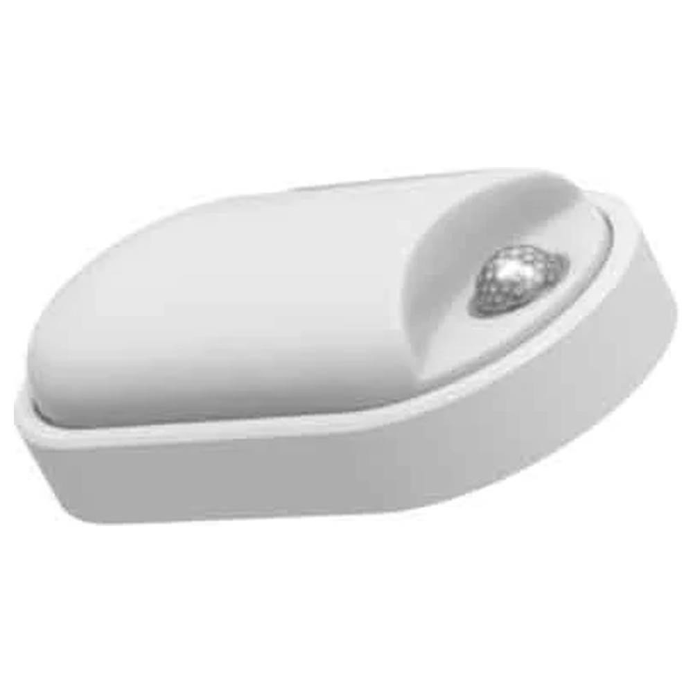 plafoniera a led ovale con sensore '3in1' cardinale 18w - 1440 lm - tricolor