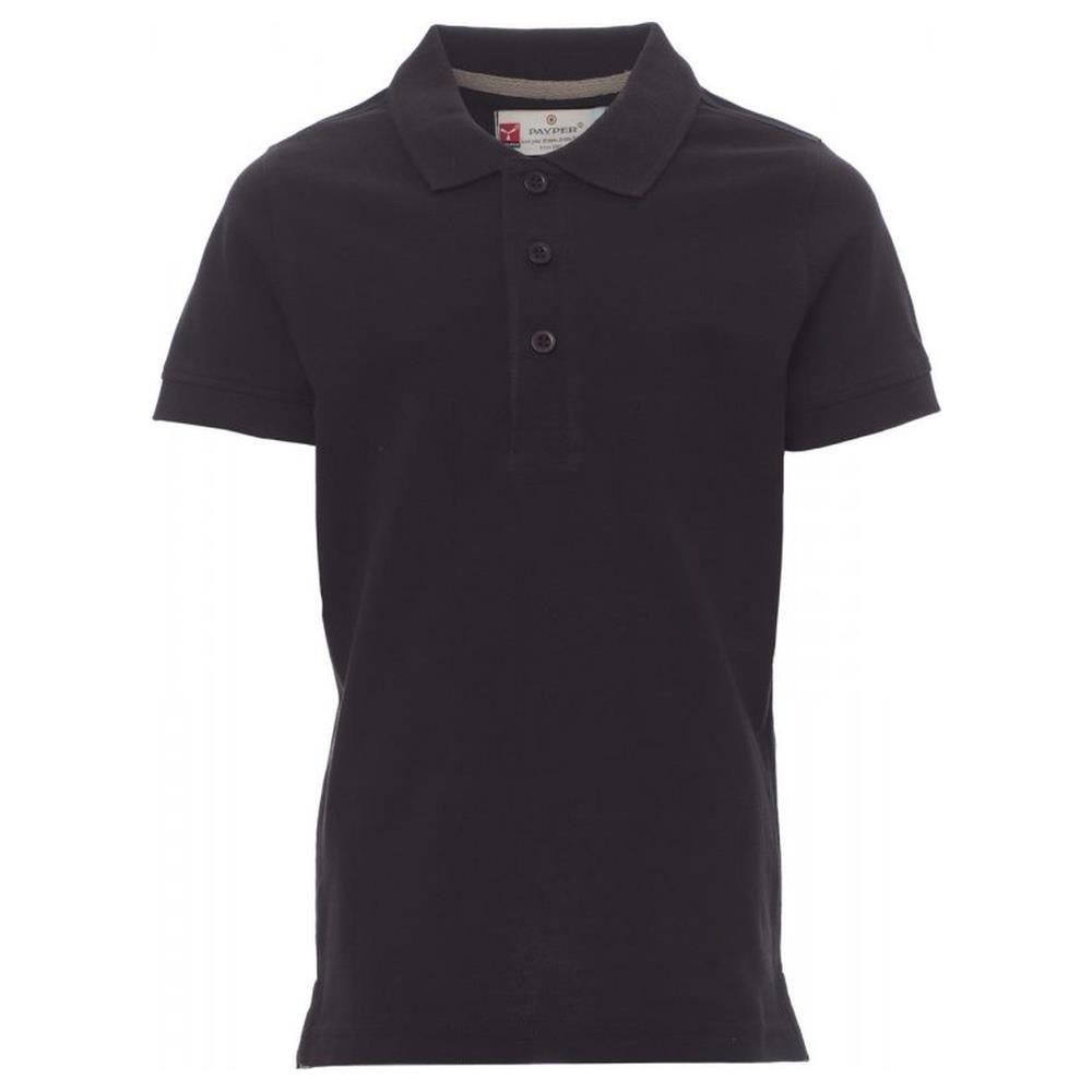 polo bambino manica corta payper venice kids nero 3/4