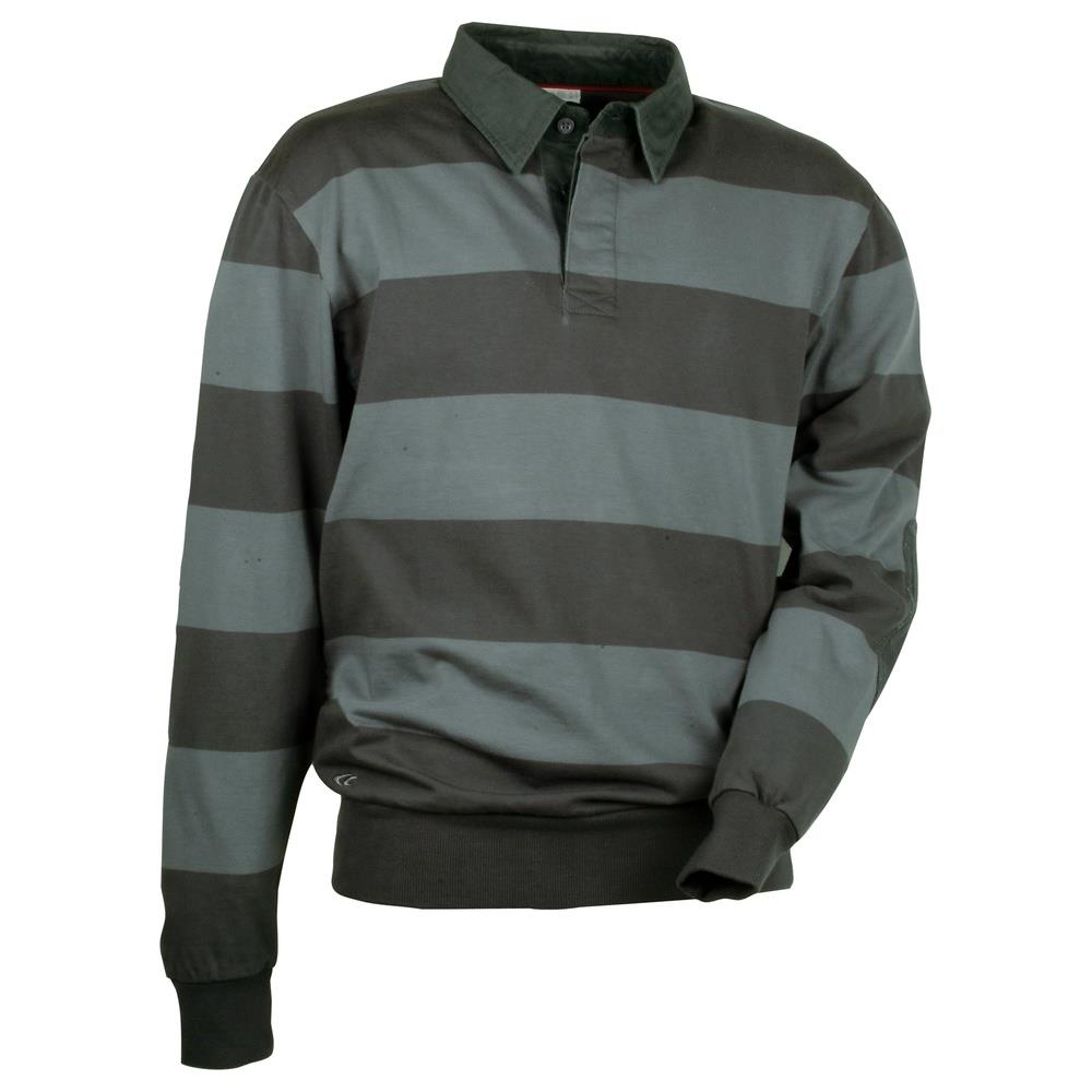 polo cofra brighton v138 antracite/grigio s