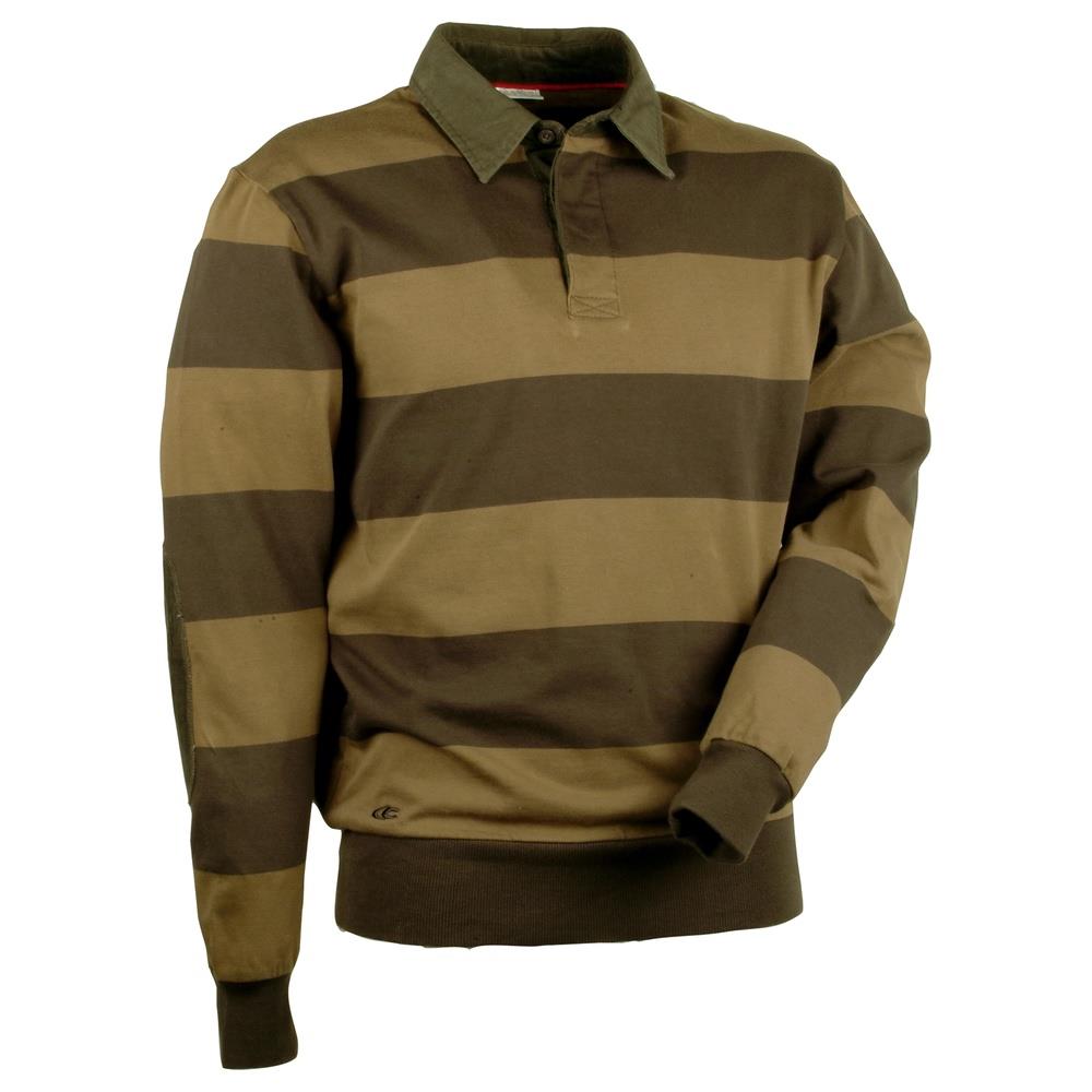 polo cofra brighton v138 fango/beige s